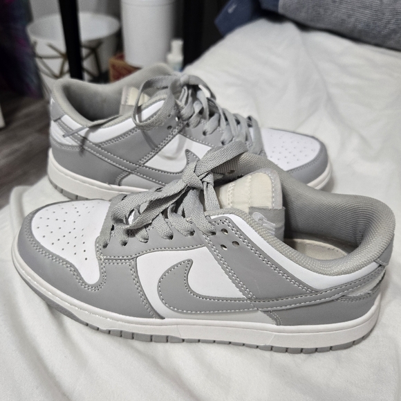 Nike Dunk Low RETRO "Grey Fog" DD1391-103 Sneakers Shoes  Woman Size 7 - Picture 8 of 15